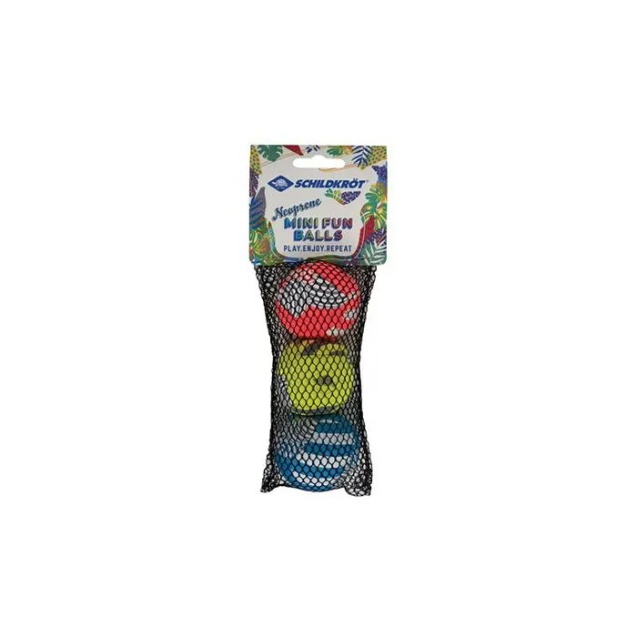 Jeu de tir - SCHILDKROT - Funsport Mini balle en neoprene - Lot de 3 - Diamètre 5cm - Poids 40g-3
