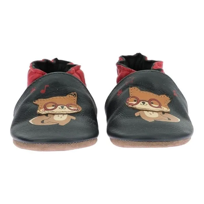 Pantoufles - ROBEEZ - Fille - Confortables et douces - Multicolore - Gris-3