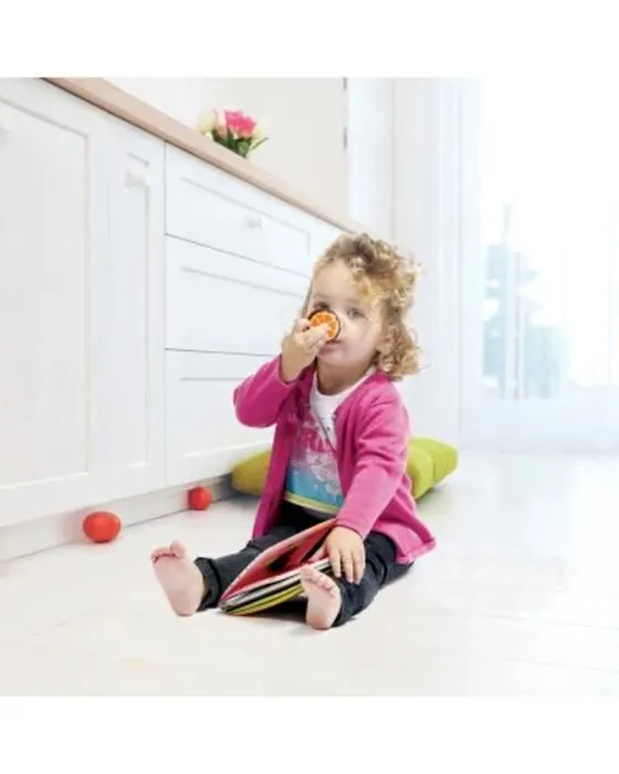 LUDI - Jouet d'activité Livre des odeurs - Jeu d'éveil sensoriel - Bébé - Mixte - PEVA - A partir de 12 mois-1