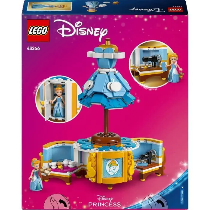 LEGO Disney Princess 43266 La Robe de Cendrillon - Jeu de construction pour fille 9 ans-5