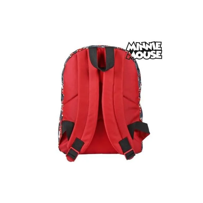 Cartable - Minnie Mouse - 78575 - Rouge, blanc et noir - Gris - Enfant-1