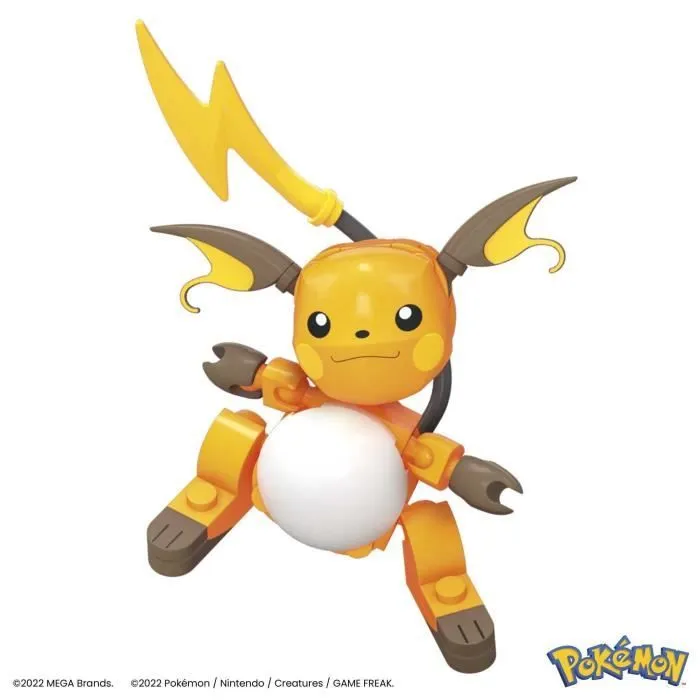 MEGA Pokémon-Coffret de construction Pikachu-Coffret avec 3 figurines articulées (160 pièces) pour enfants HKT23-3