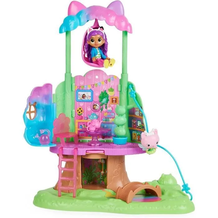 Cabane interactive Fée Minette - Gabby et la Maison Magique - Playset Deluxe-2