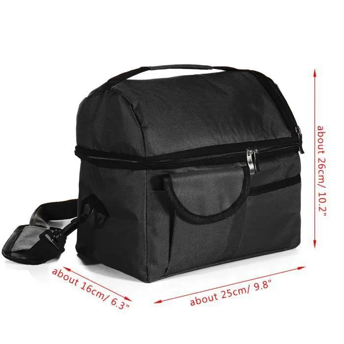TEMPSA 8L Sac Isotherme Repas Sac À Déjeuner Pour Voyage Pique-Nique Camping-1