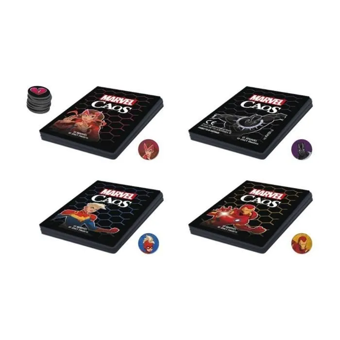 Jeu de cartes Marvel Chaos - HASBRO GAMING - Facile à apprendre - Dès 8 ans-2