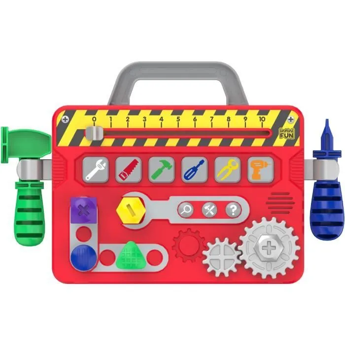 Mallette à Outils - KD - Ma Première Mallette à Outils - 6 activités et 3 modes de jeux pour s'amuser en sécurité-3