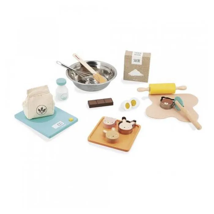 Jouet en Bois et Carton JANOD - Mon Atelier Pâtisserie - 19 Accessoires-2
