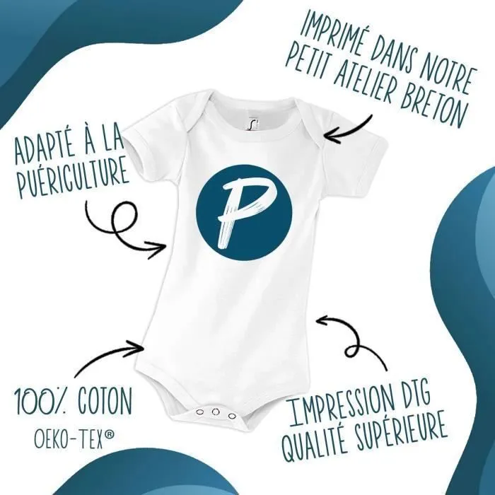 Body Bébé - Planetee - Mouton - 100% Coton - Manches Courtes - Imprimé en France-1