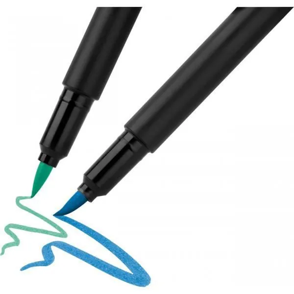 20 feutres de coloriage - Tous supports - Couleur vives - Faber-Castell - Black Edition-2
