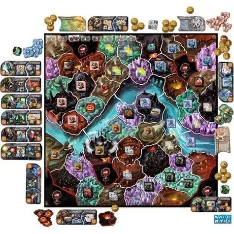 SMALL WORLD - Extension Underground - Jeu de Stratégie société - A partir de 10 ans - Asmodee - SWUND-1