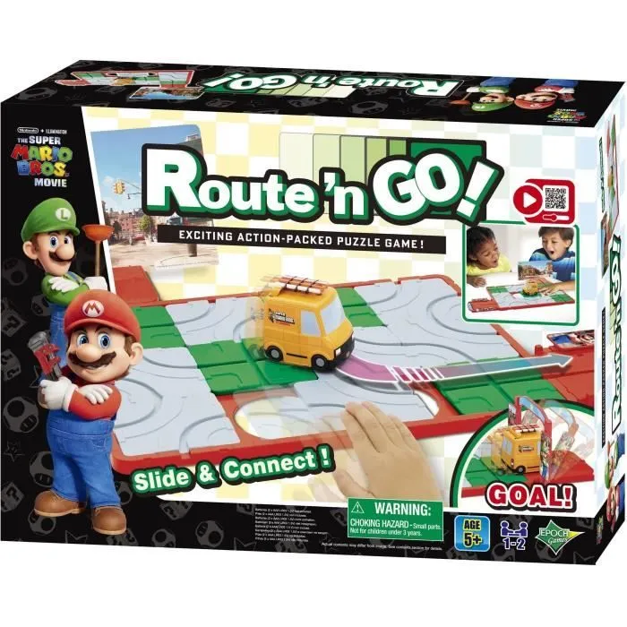 Jeu de course Super Mario Route'N Go - EPOCH Games - Pour enfants à partir de 4 ans - 3 modes de jeu-0
