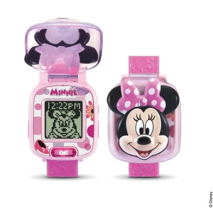 Montre-Jeu Interactive de Minnie - VTECH - Rose - Pour Enfant de 3 Ans et Plus-3