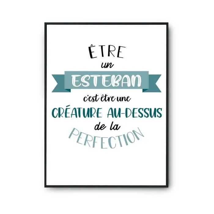 Affiche Esteban bébé parfait A3 (29.7 x 42 cm)-0