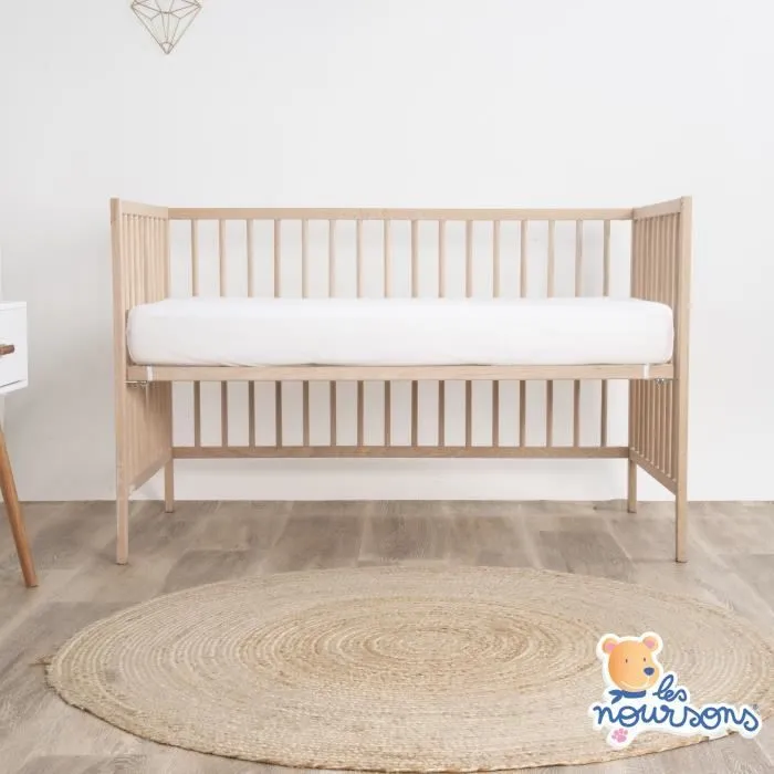 Protège Matelas Bébé Anti Acariens - 70x140 cm - Alèse Imperméable - Bouclette 100% coton - Silencieux - OekoTex®-1