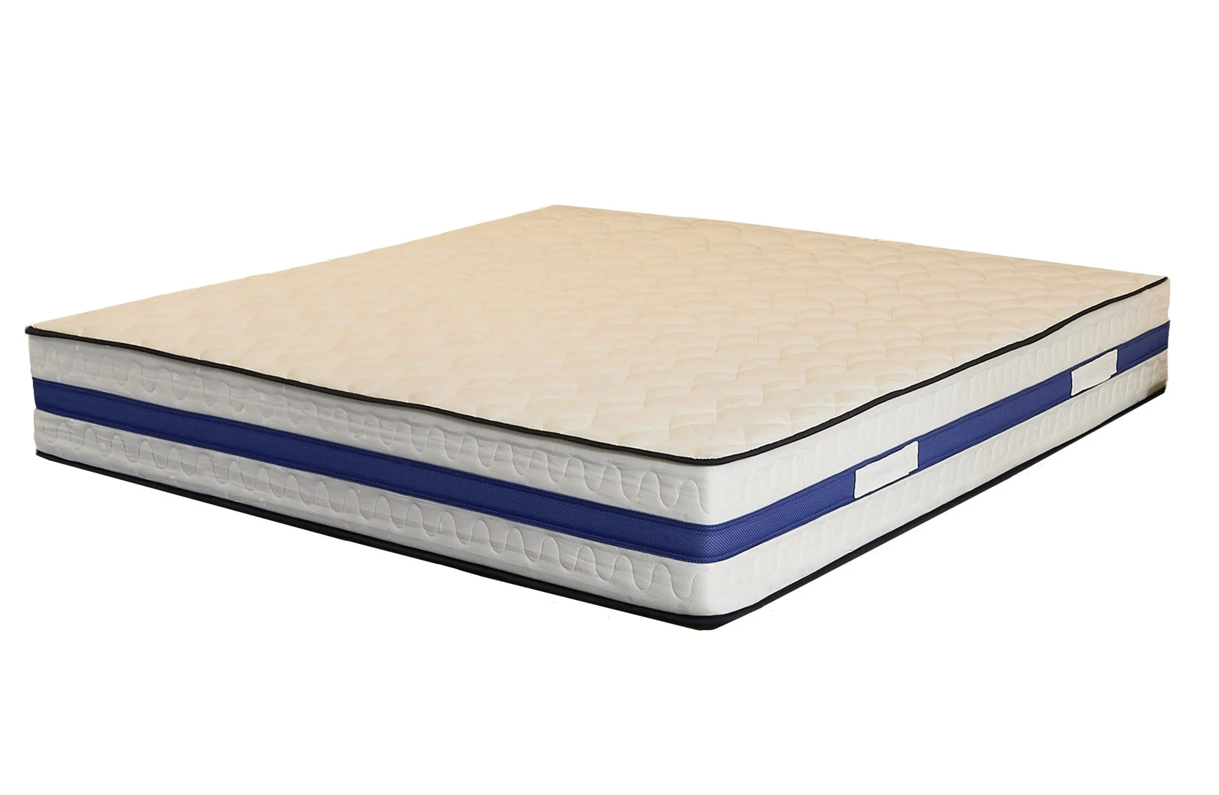 Matelas Trs Epais 28,5 cm Alse 80x200 cm Ferme Oreiller Visco - 7 Zones de Confort - Ame Poli Lattex Haute Rsilience - Hypoa-1