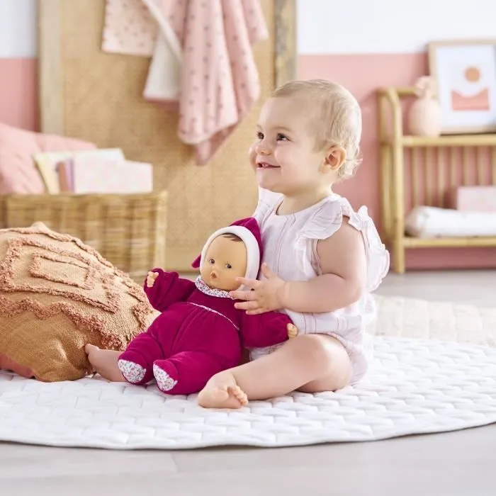 Doudou - COROLLE - Babipouce Rose Grenadine - 28 cm - senteur vanille - dès la naissance-5