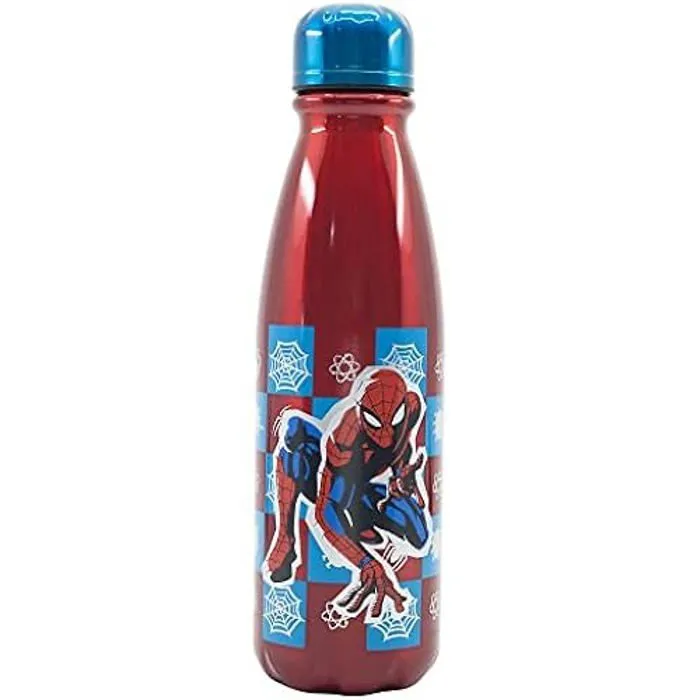 Bouteille en Aluminium - STOR - Spiderman Arachnid Grid - 600 ml - Sans BPA - Réutilisable-0
