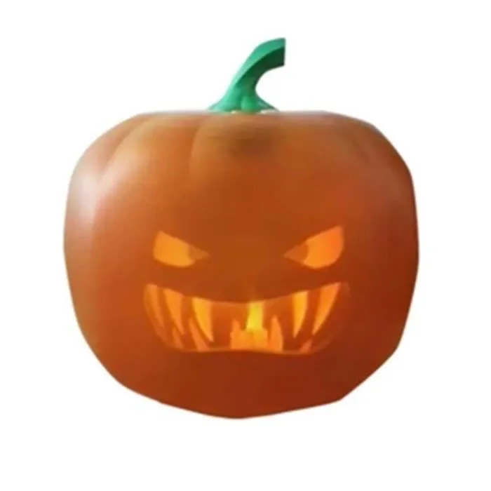 Lampe de Projection de Citrouille à LED animée Veilleuse de Décoration Lampe de Nuit pour Halloween Fête de la Maison - A-2