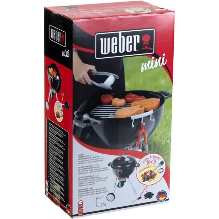 Barbecue Weber One Touch Premium avec charbon sonore et lumineux - KLEIN - 9466-4