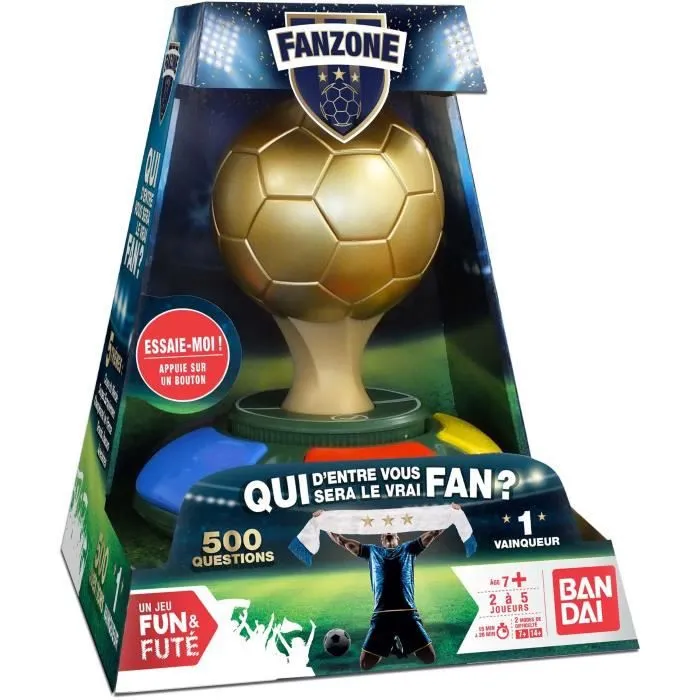 BANDAI Fanzone - Jeu Quizz de foot - Jeu de société-2