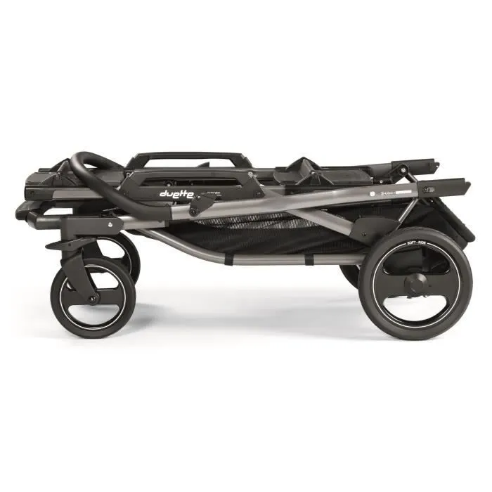 Bebeboutik PEG PEREGO chassis pour poussette Duette Piroet Gris titania