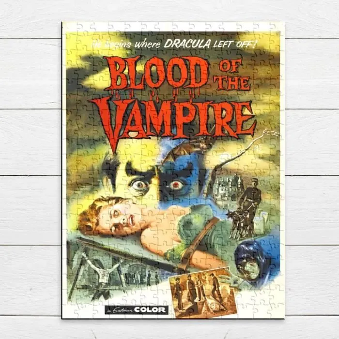Puzzle Classique - FABULOUS - Blood of the Vampire Cinéma Vintage - 280 Pièces - Mixte - Adulte-3