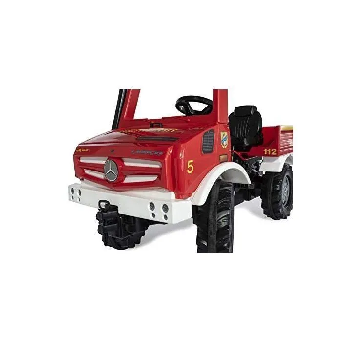 Véhicule à pédales Unimog Pompiers - Rolly Toys - Pneus murmure - RollyFlashlight inclus-2