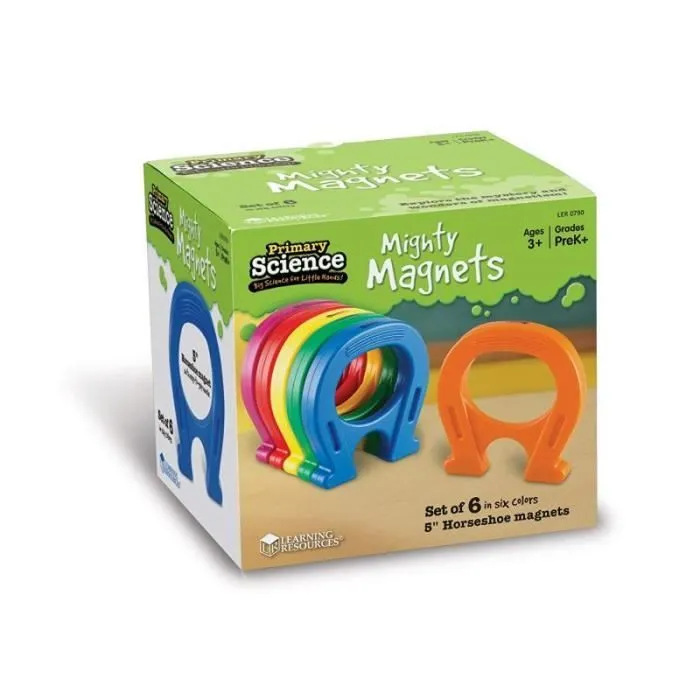 Learning Resources Aimants En Fer À Cheval De (Jeu De 6) - - LER0790-0