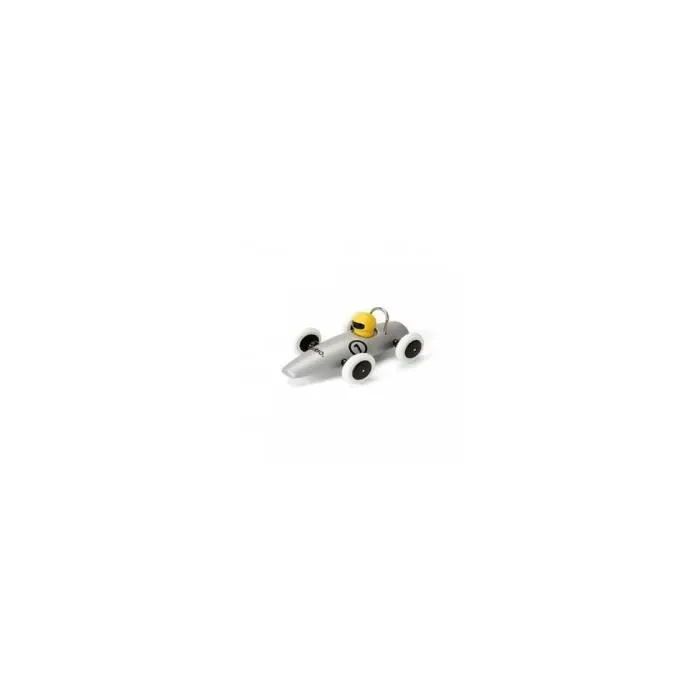 Voiture de course BRIO - modèle 30232 - Push & Go gris - édition spéciale-0