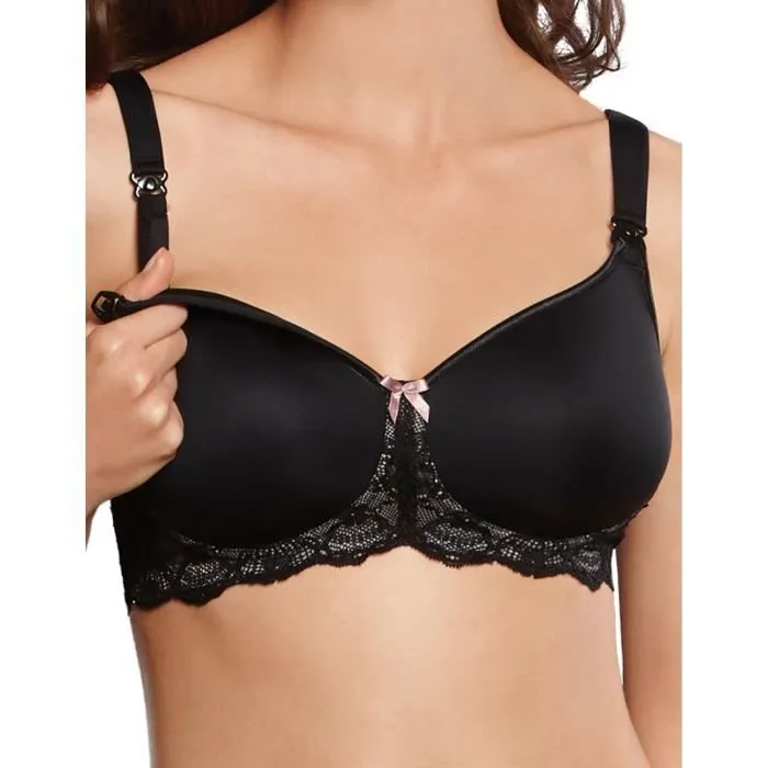 Anita Maternity Miss Lovely Soutien-Gorge d'Allaitement en Dentelle Noir 5086-001-1