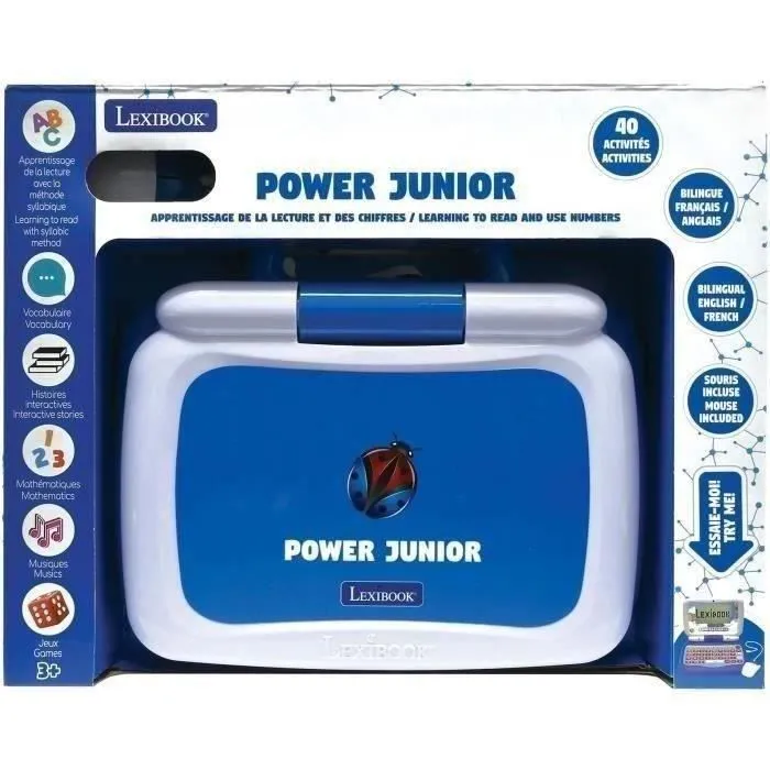 Ordinateur portable éducatif parlant bilingue FR/EN pour un total de 40 activités réparties en 6 catégories-4