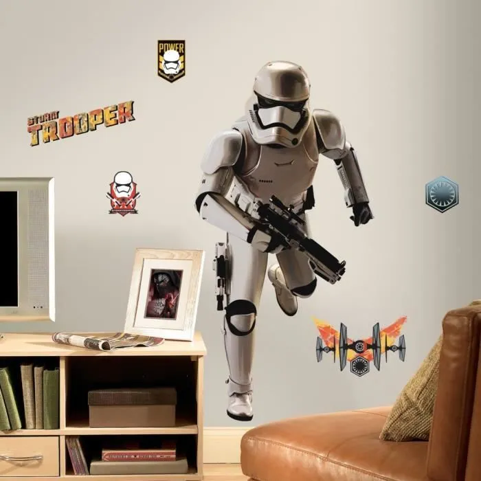 Stickers géant - ROOMMATES - STAR WARS EPISODE VII - STORMTROOPER - 113 x 56 cm - Repositionnables-0