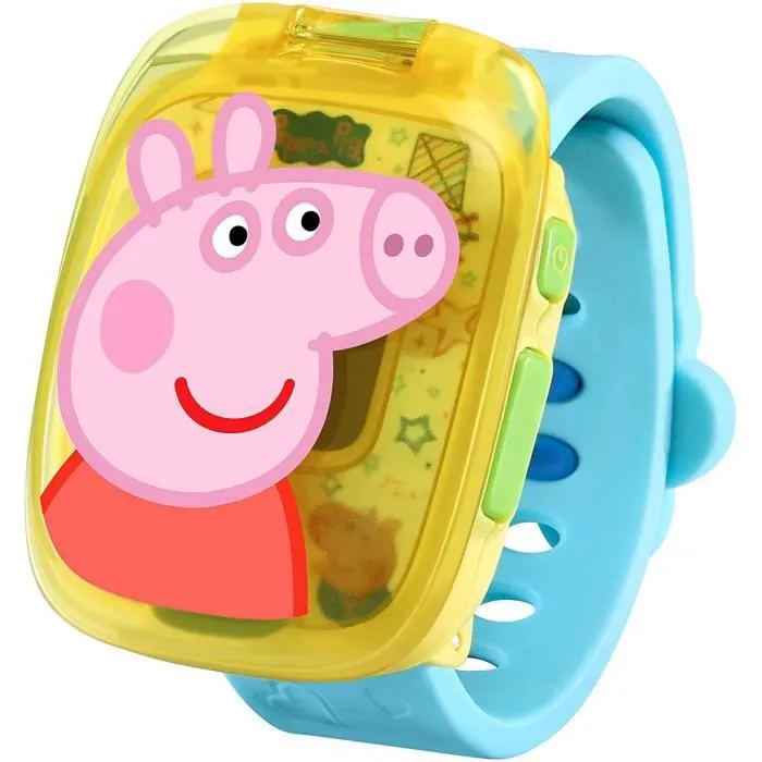 Montre éducative - VTech - Peppa Pig - Bleu - Chronomètre - Alarme - 3 à 10 ans-2