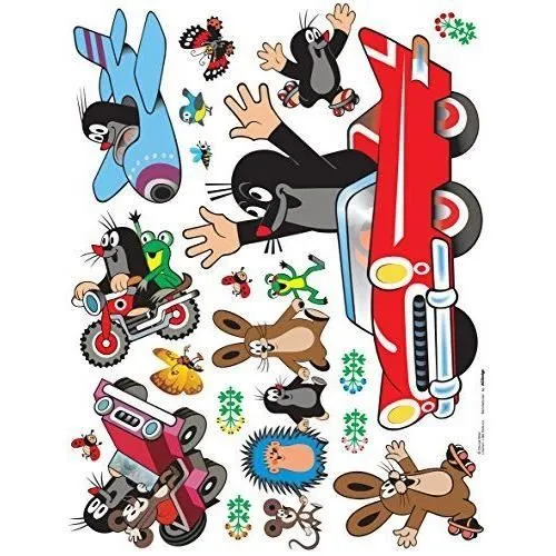 AG Design Petite Taupe, Stickers muraux, 30x 30cm-1Partie, papier, Colorful, 30x 30cm - DKs 1091-0