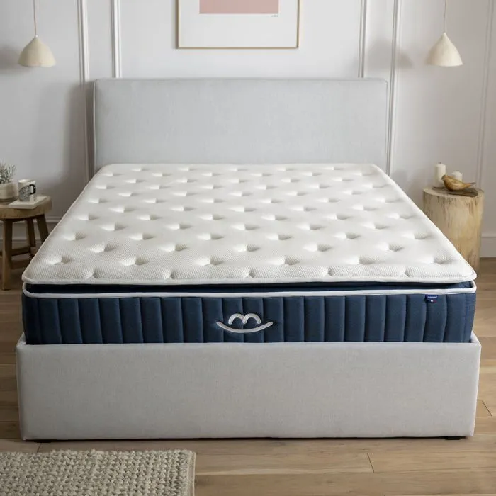 Matelas luxe hybride mémoire de forme 140x200 épais 30cm-1