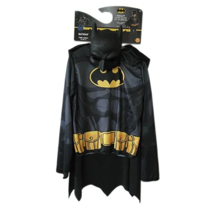Kit top et masque Batman enfant - Noir-2
