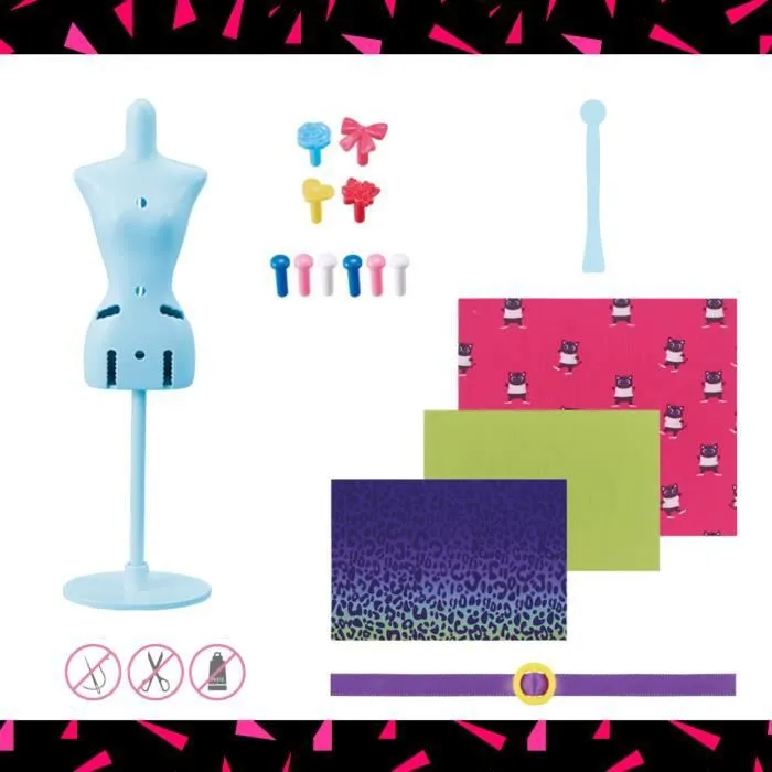 Harumika - Coffret Styliste - Thème Neon Beast - Jouet créatif pour enfant-2