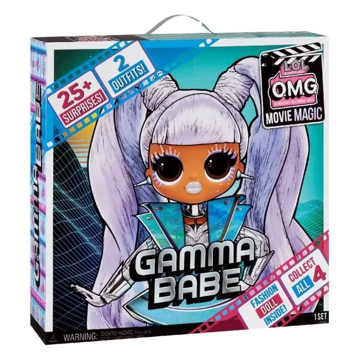 L.O.L. Surprise OMG Movie Magic - Gamma Babe - Poupée Mannequin 24cm-4