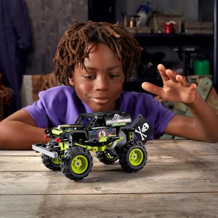 LEGO® Technic 42118 Monster Jam Grave Digger, Jouet Truck, Buggy, Cascade Voiture, 7 Ans-3