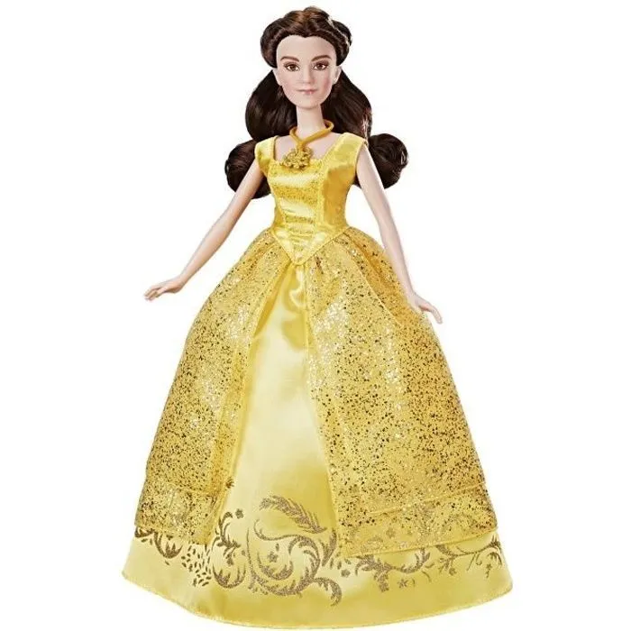 DISNEY PRINCESSES - BELLE - Poupée chantante 30cm-0