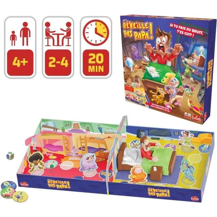 Goliath - Réveille Pas Papa - Jeu d'enfants-4