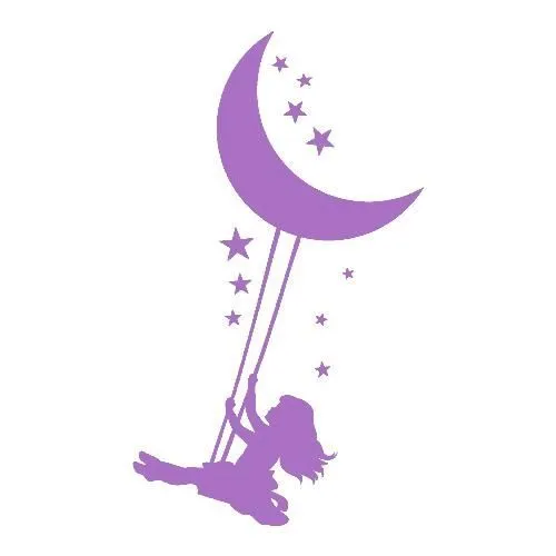 Stickers enfant - T-MK1161 - Lavande - 100x169 cm - Vinyle mat - 3 PARTIES-0