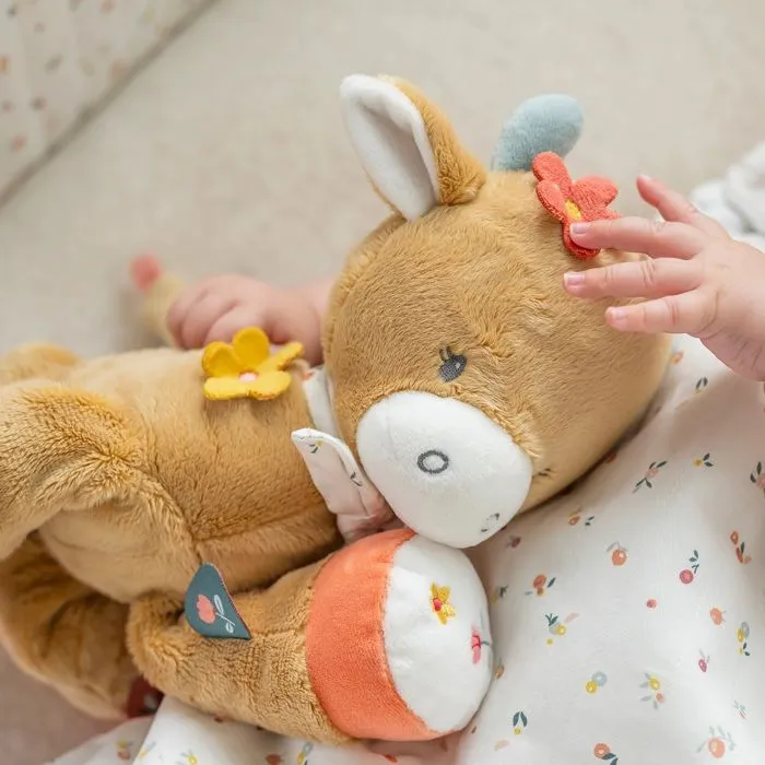Peluche d'activité - Nattou - Vache Mila - 45 cm - Hochet intégré - Anneau de dentition - Miroir-4