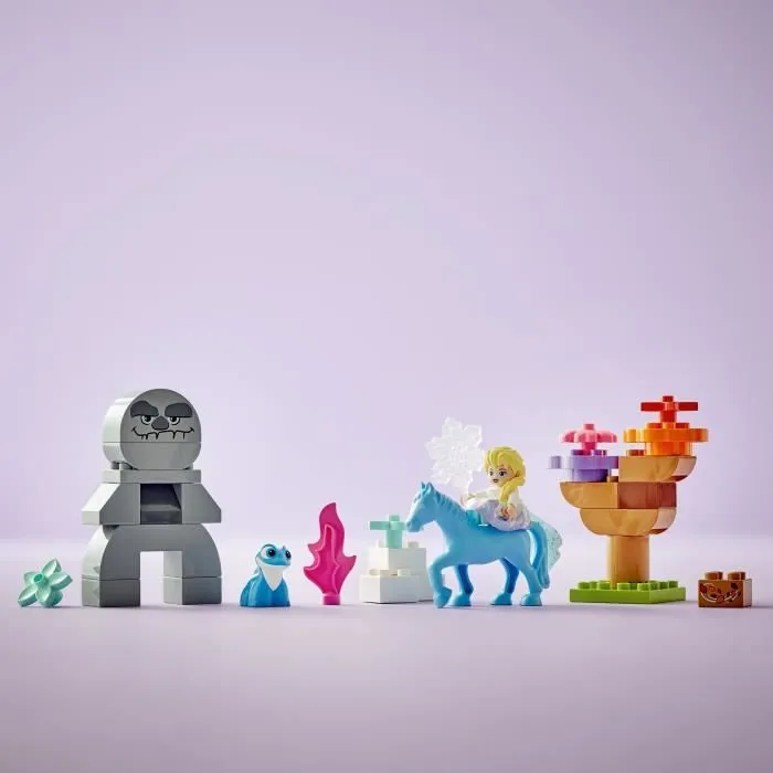 LEGO DUPLO | Disney 10418 Elsa et Bruni dans la Forêt Enchantée, Jouet de Construction-3