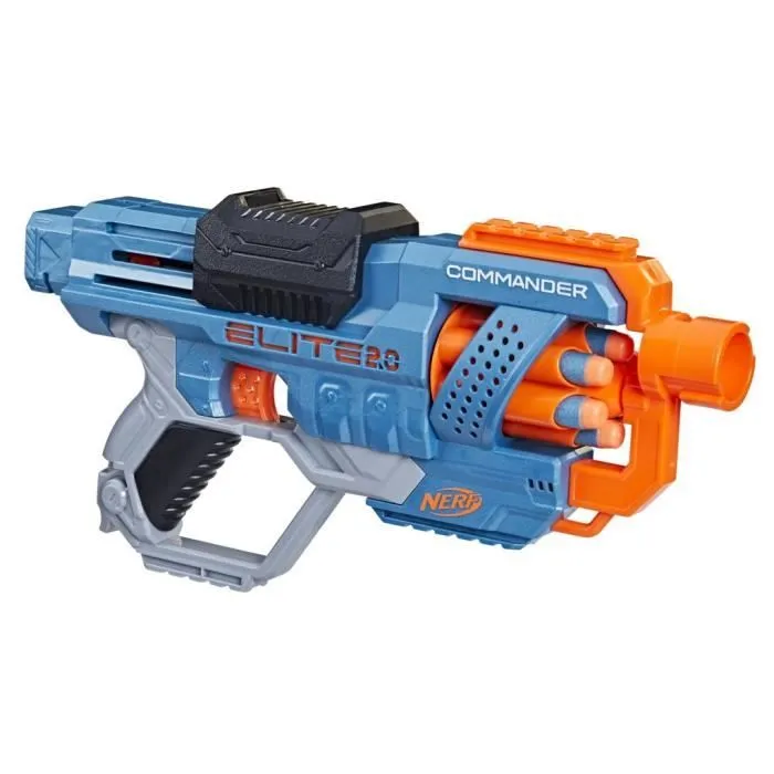 Nerf Elite 2.0 - Commander RC-6 - Barillet rotatif 6 fléchettes - Personnalisable-2