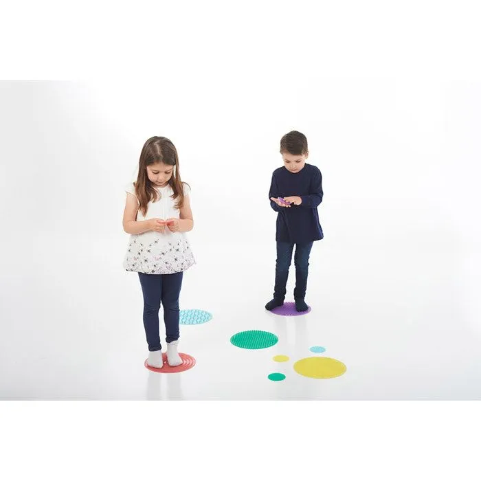 Jeu éducatif - TICKIT - 54517 - Set de 10 disques sensoriels texturés - Silicone - 3 ans et plus-3