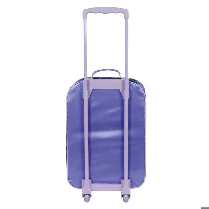Valise Trolley Soft 3D - Mercredi Chibi - Lilas- Taille Unique-2