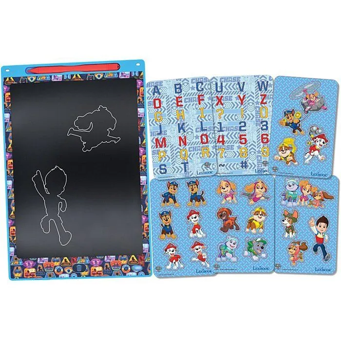 Tablette E-Ink - LEXIBOOK - La Pat’ Patrouille - Pochoirs - Bleu-2