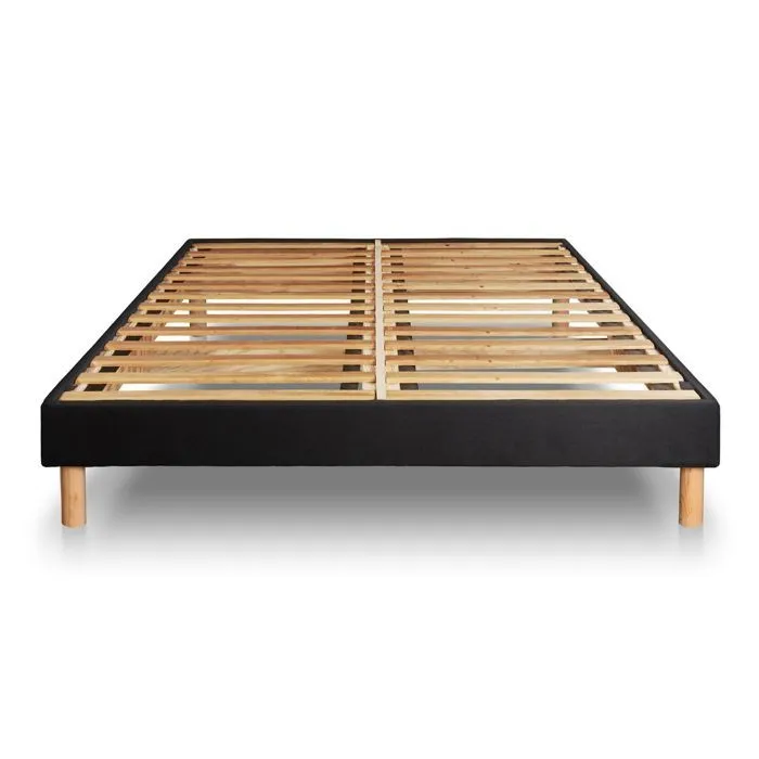 Pack Supérieur 140 x 190 cm sommier Kit Noir-3