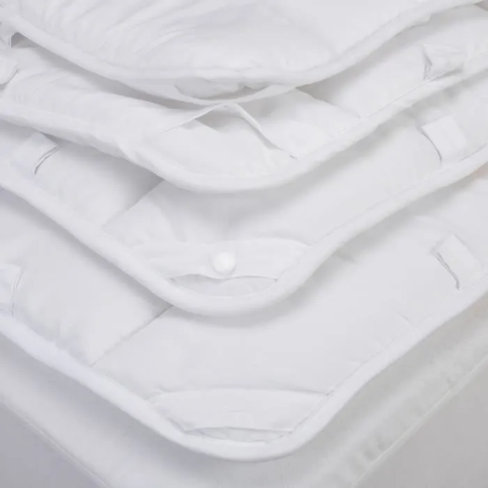 Couette en fibre anti-acariens PIKOLIN HOME DUO 4 saisons 135x200cm-2
